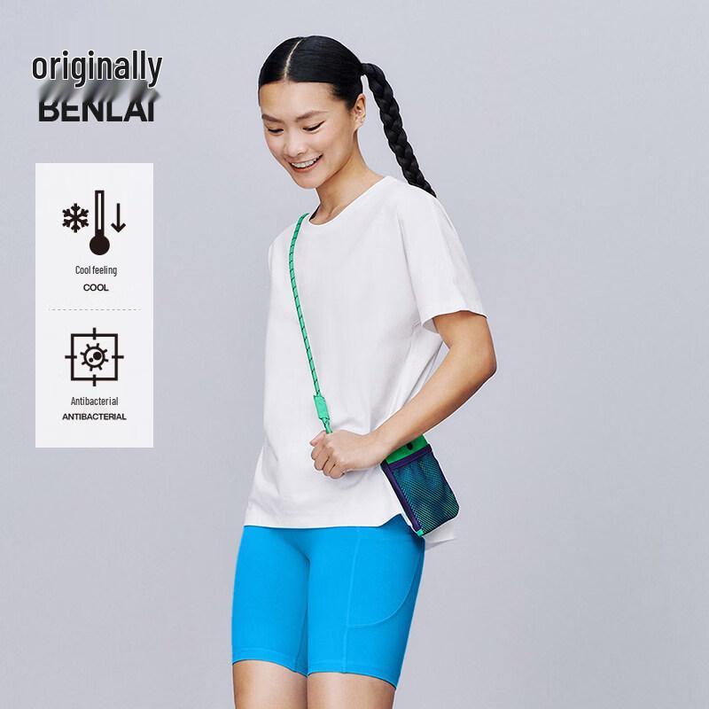 BENLAI Women's Cooling & Anti-Bacterial Loose Short-Sleeve T-Shirt
