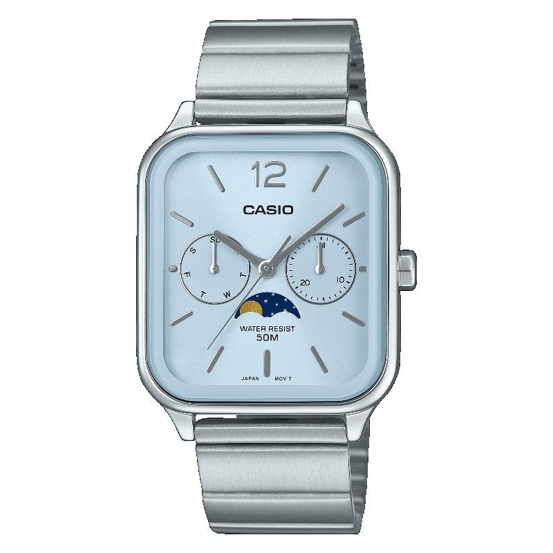 

Casio Men s Stainless Steel 50M Water Resistant Analog Quartz Watch MTP-M305D-2AV синий