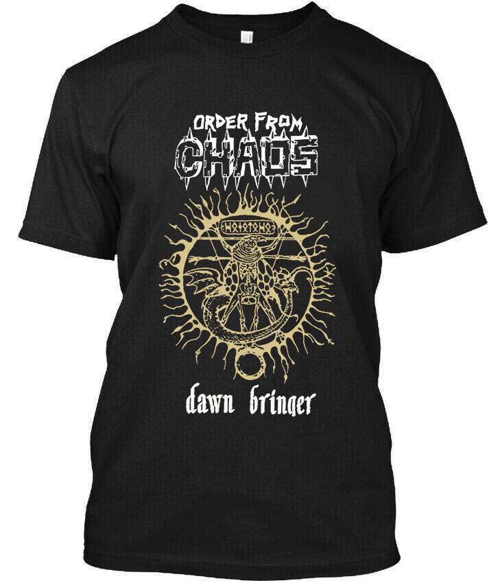 Новый популярный! Заказать американскую футболку Chaos Dawn Bringer Размеры S-5XL Унисекс XXXL