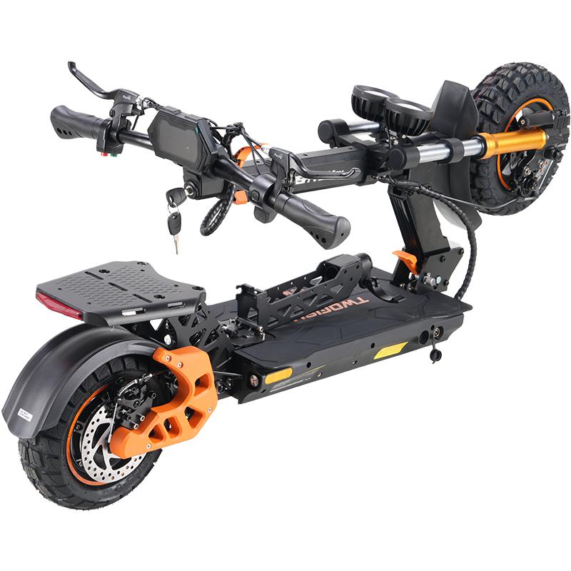TWOFISH V5Max Terénní elektrická koloběžka 1000W Motor 48V18Ah Baterie 10palcová Terénní Pneumatiky 120kg Nosnost E-koloběžka S Sedadlem