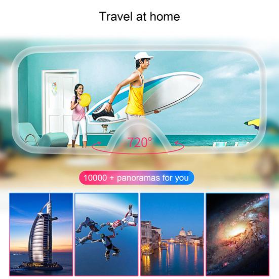 Inteligentny telefon komórkowy 3D Okulary VR Zestaw słuchawkowy Gogle dla dorosłych dzieci