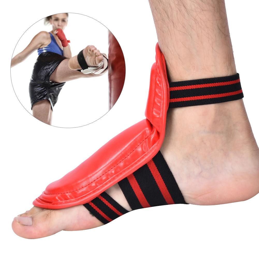 EVA Pad Instep Guards Foot Guard Protector for Boxing MMA Muay Thai(black)