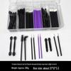 Six-Piece Disposable Makeup Tool Set: Eyeshadow, Lip, Eyeliner, Eyelash Brushes & Cleansing Sticks