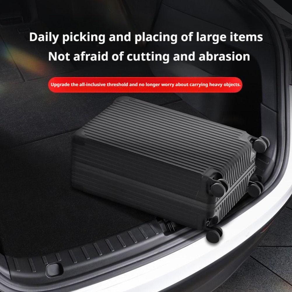 TPE Trunk Threshold Strip Anti Scratch Boot Loading Pad Protector ABS Side Corner Cover For Tesla Model Y Juniper/Launch 20 D3H8