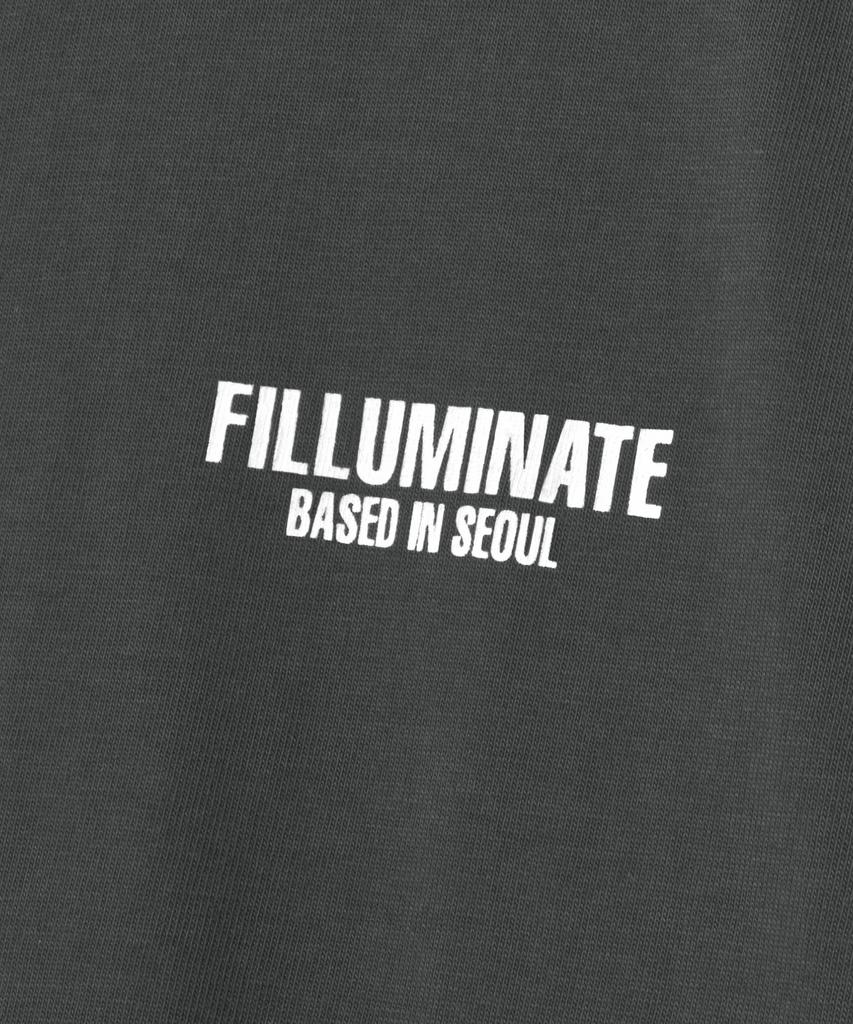 FILLUMINATE Contrast Graphic T-Shirt - Charcoal