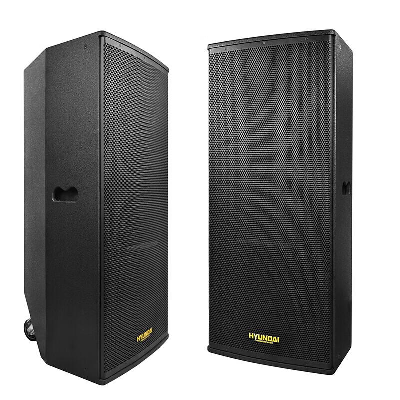 Hyundai HY125 Professional Dual 15-inch Full-Range Speaker CN plug (adapter included)