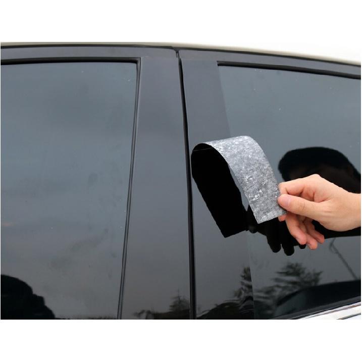 For Nissan Kicks 2017-2024 Pillar Posts Door Piano Black Trim Decal Cover Kit