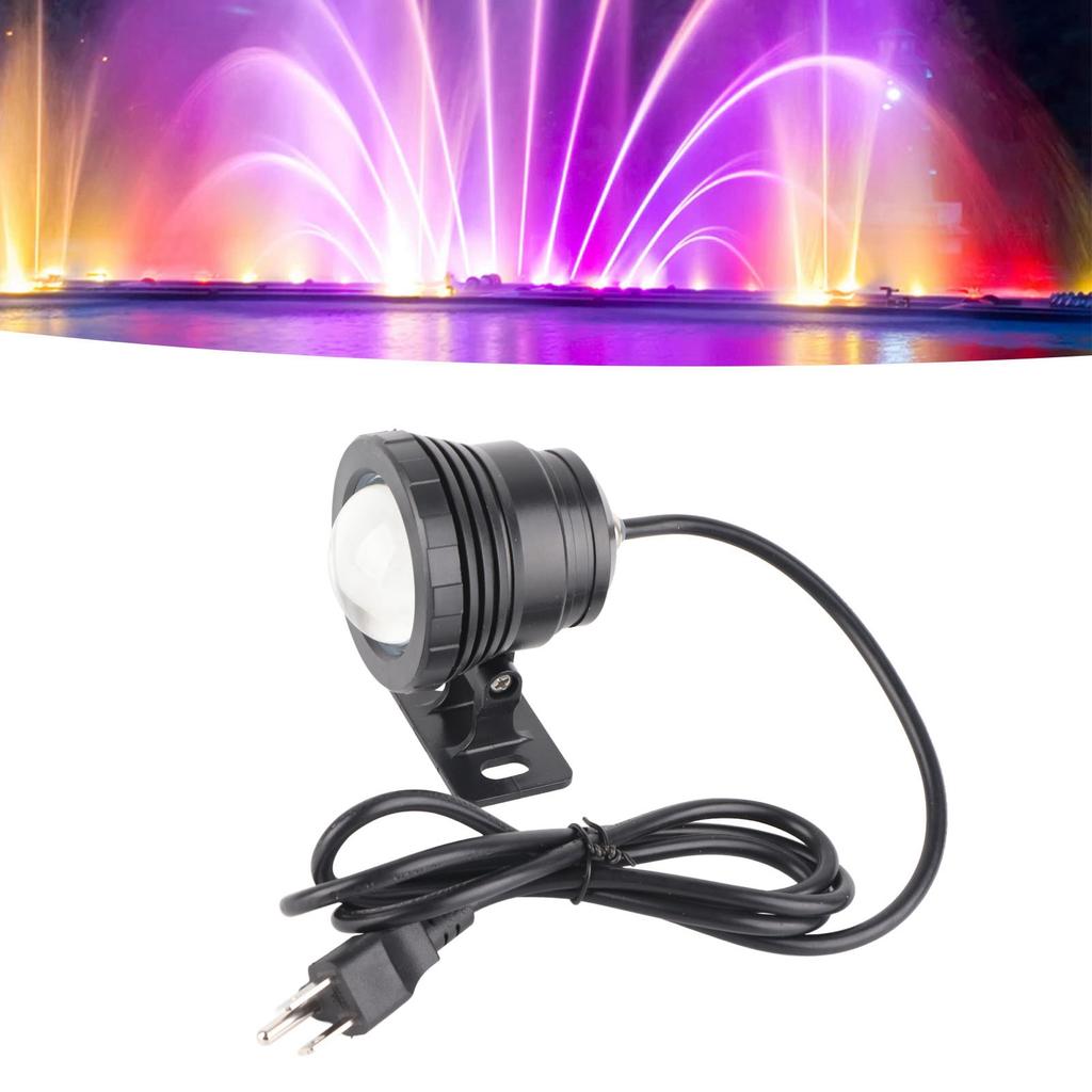 Projekcja światła RGB Kolorowa lampa basenowa z pilotem do fontanny z gorącym źródłem 10W