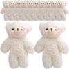 HOLIDYOYO 12 Bear Bag Pendants, Small Plush Bears, Bulk Mini Plush Toys, Car Parts, Keychains, Hanging Keychains for Women