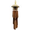 Birdhouse With Wind Chimes Round Seagrass 56x20cm