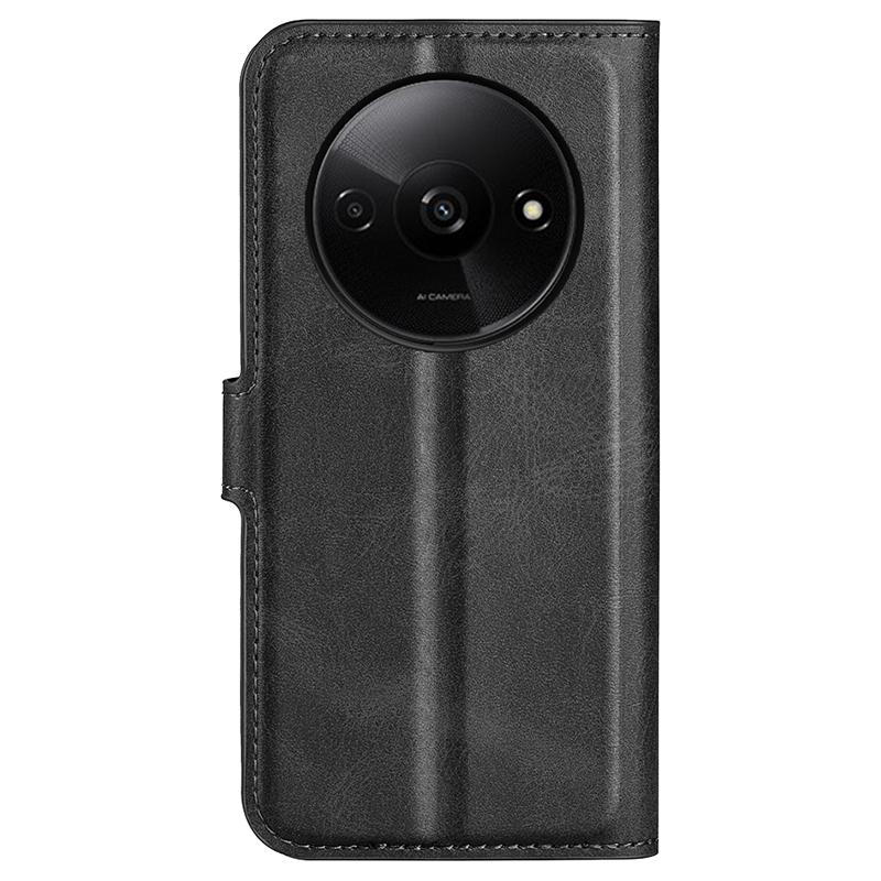 For Xiaomi Redmi A3/Poco C61 4G PU Leather Case Magnetic Closure Wallet Phone Cover