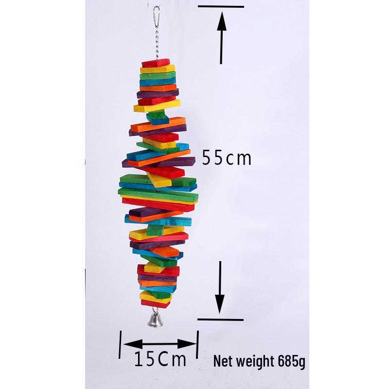 

Набор игрушек для жевания и раскачивания для попугаев - Деревянные игрушки для кусания для птичьих клеток