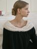 Peulomdeimomeonteu Miel Fur Ribbon Blouse_2Color