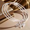 New Ancient method/Passing Down Through Three Generations and Three Lifetimes Silver-plated Women's Closed Bangle Source Factory