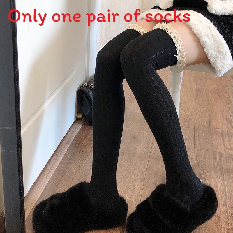 Overtheknee Lace Stockings For Women Spring Autumn Breathable Thigh Highs For Fashion Style