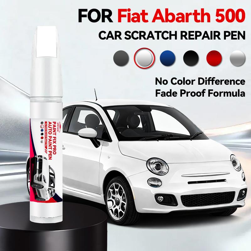 

Для Fiat Abarth 500 Фарба-ремонтний маркер Зафарбовування подряпин DIY Автоаксесуари Чорний Білий Сірий Зелений Жовтий Червоний перлина білого кольору