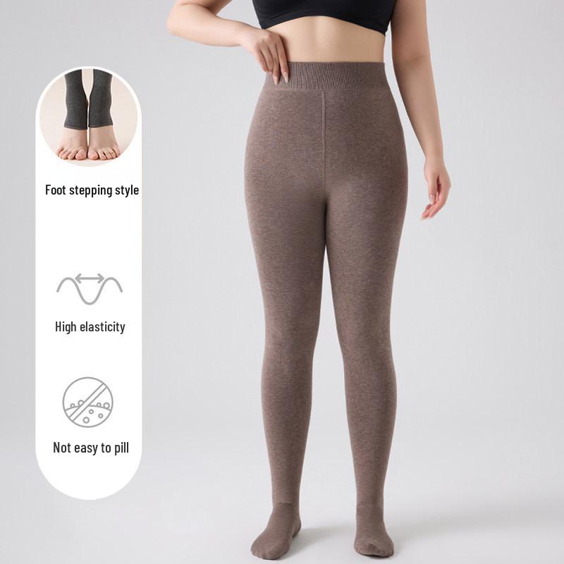 

Plus Size Women s Extra Thick Cotton Pants - Warm, Non-Slip, Slimming Tights for Autumn/Winter Large