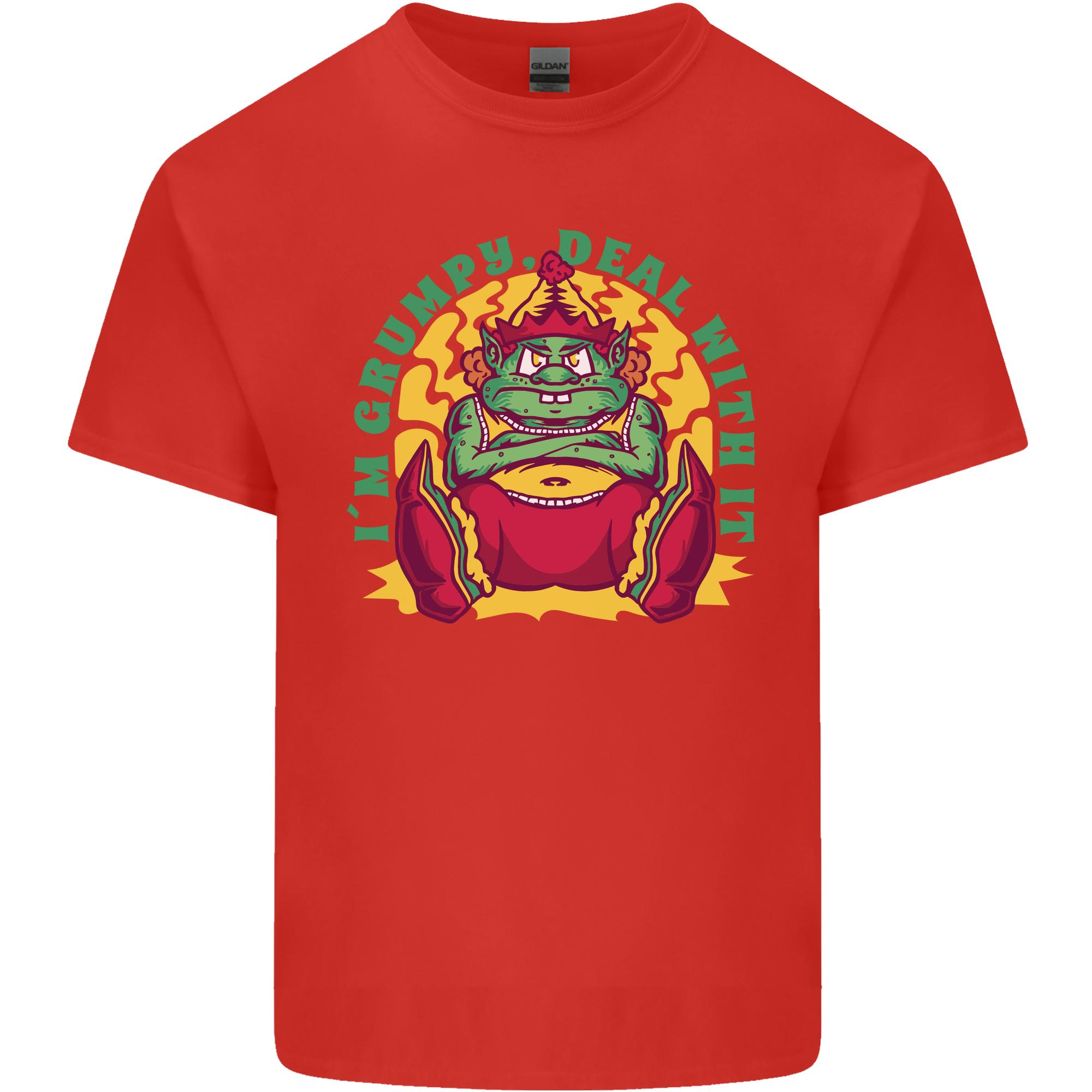 Grumpy Elf Funny Anti Christmas Bah Humbug Unisexs Light Cotton TShirt S