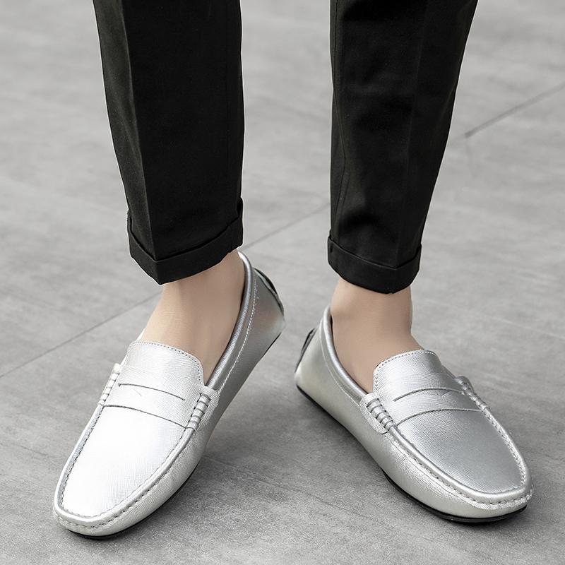 Mocassini di Lusso da Uomo Plus Taglia Grande 38~49 Penny Loafers Uomo Scarpe Casual Pelle Casual Slip On Ballerine Uomo Scarpe da Guida