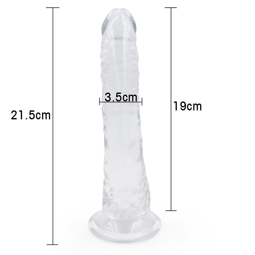 Realistisk dildokan for kvinner RUNYU Sexleketøy Fake Penis Anal Butt Plug