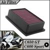 FOR BMW C650GT 2012-2020  C600 Sport 2012-2018  Motorcycle High Flow Air Filter Intake Cleaner C650 GT C600Sport