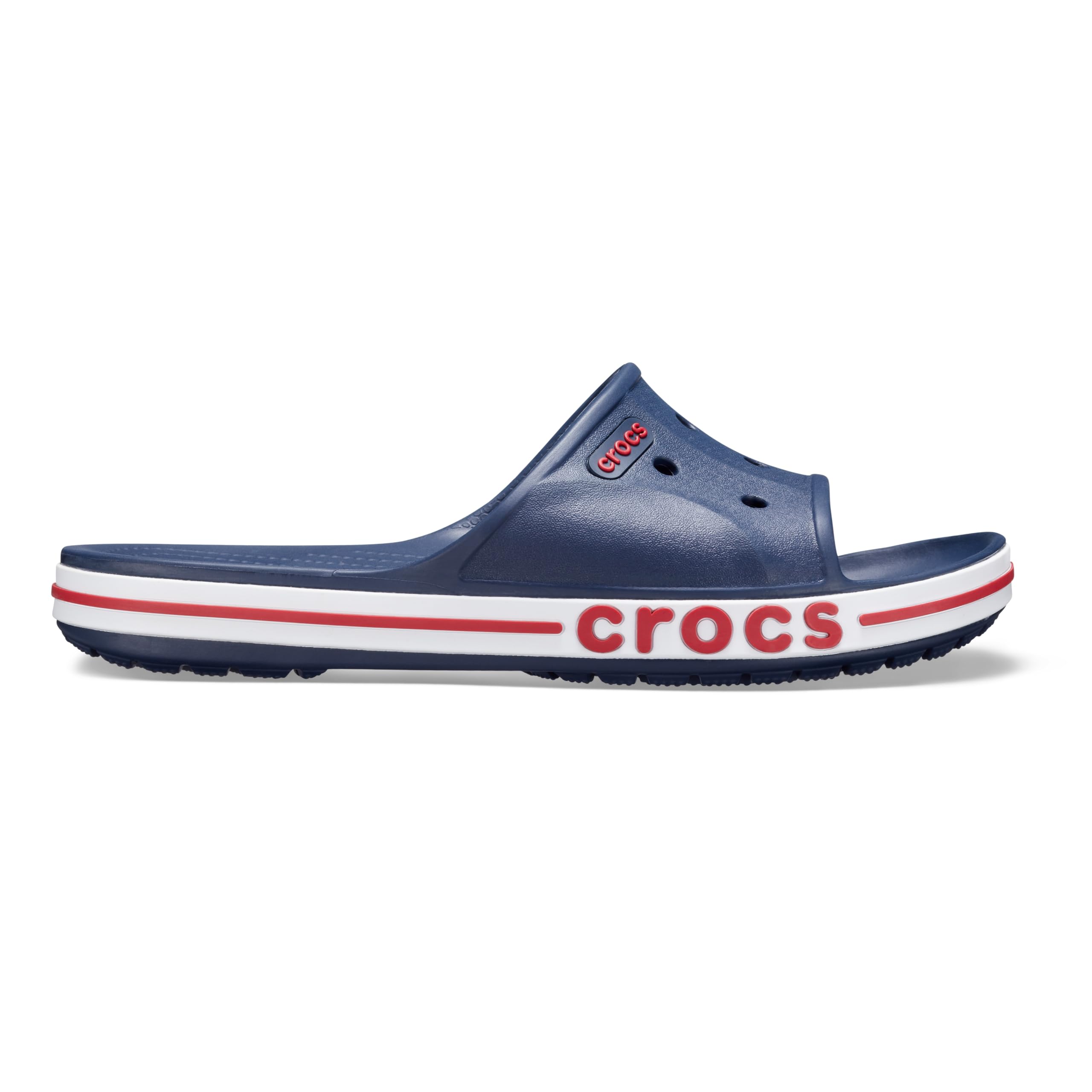

Crocs Bayaband Slide Душевые Сандалии, Темно-синий/Перец, 29.0
