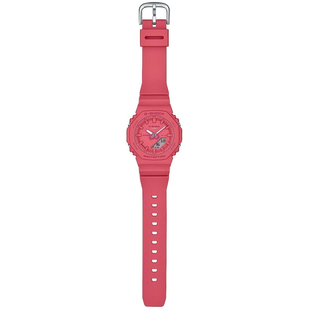 Casio Dámské hodinky G-SHOCK, střední velikost, bioplast, růžové, oficiální japonský model GMA-P2100-4AJF