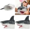 Soft And Flexible Shark Head Hand Puppet Ideal For Creative Play And Gifts