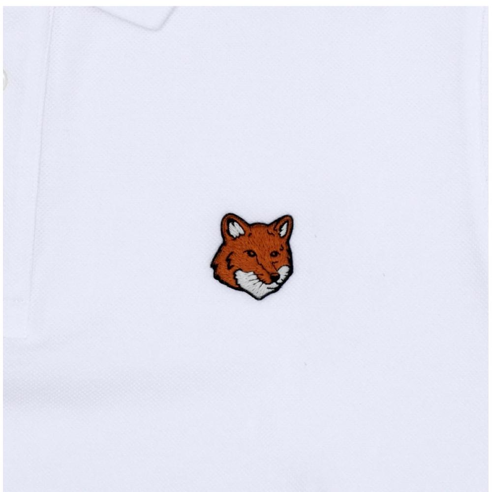 Maison KiTsune Fox Head PaTch Polo Mens ShorT Sleeve T shirT Pm00209kp0002