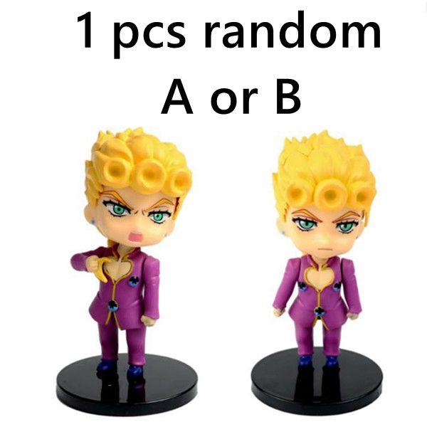 1 Pc Anime JOJO's Bizarre Adventure Golden Wind Action Figures Kujo Jotaro Narancia Ghirga Giorno Giovanna PVC Model Kid Toy