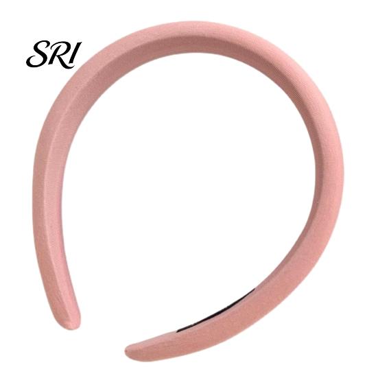 Korean Style Headband Women Comfortable Fit Thickened Sponge Filling Hair Hoop Non-strangling Candy Color Head Shape Fitting Accessory Padded