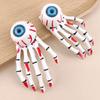 1/2Pcs New Creative Skull Hand Bone Hairpin Gripper Ghost Skeleton Hair Clips Hairclips Bone Claw Hair Accessories Gift Hairclip
