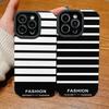 Vertical Grain Leather Simple Design Printed Soft Silicone Phone Case Back Cover with Camera Lens Full Protection for Samsung