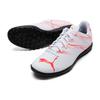 Puma Attacanto Round Toe Lace-Up TF TT Football Shoes Men Football Shoes White Pink 107478-04