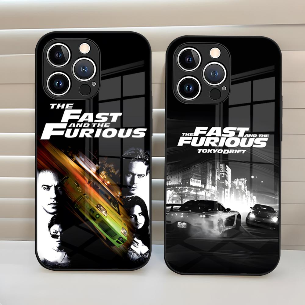 F-Fast And Furiou Phone Case Glass Cover For IPhone 17 15 Pro Max 14 Pro 16 12 11 13 Mini X XR XS 8 7 Plus SE
