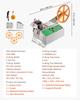 Automatic Webbing Cutting Machine Hot and Cold Ribbon Shoelaces Cutter