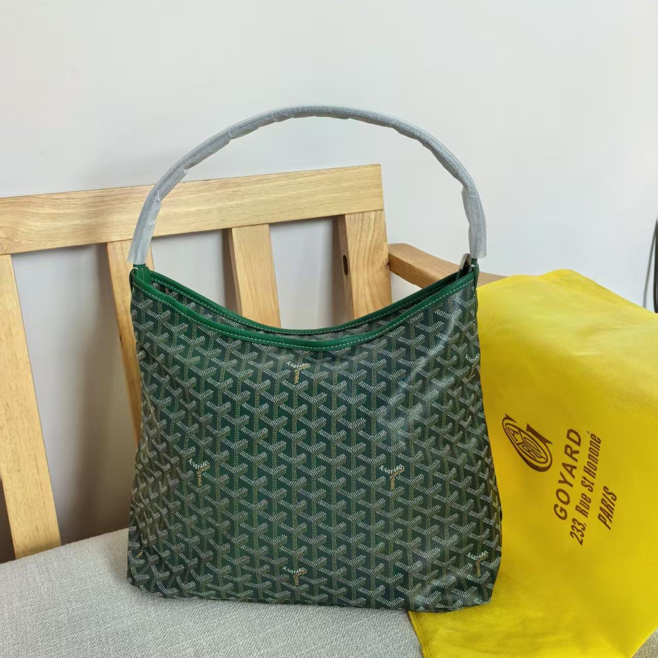 

Женская сумка-хобо Goya с принтом «гусиная лапка» через плечо - Повседневный, легкий, мягкий дизайн зелёный