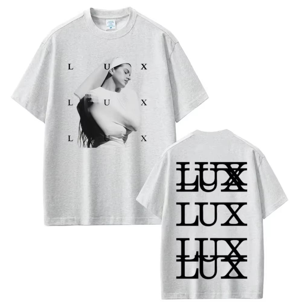 Fashion Printed Tshirt Singer Lux Rosalia for Unisex Women 2026 Summer New Harajuku Oversized Y2K Tshirt Retro Breathable Tshirt