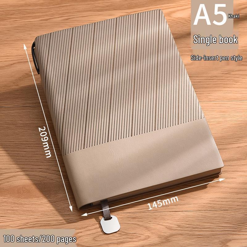 A5 Thickened Custom Leather Notebook: High-Value Business Diary with Optional Logo Printing