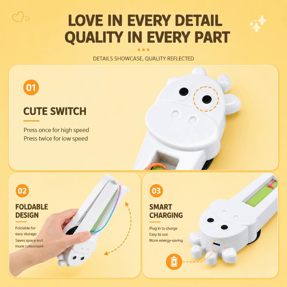 Throws Ropes Electric Cat Teaser Automatically Tightens Flying Rope Cat Toy  Relieve Boredom