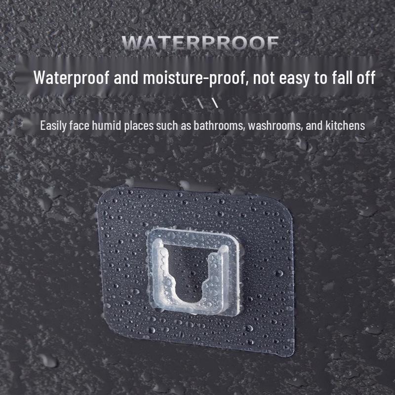 

Transparent Punch-Free Strong Adhesive Hook for Kitchen Upgraded Strong Adhesive Hook Set - 1 Set