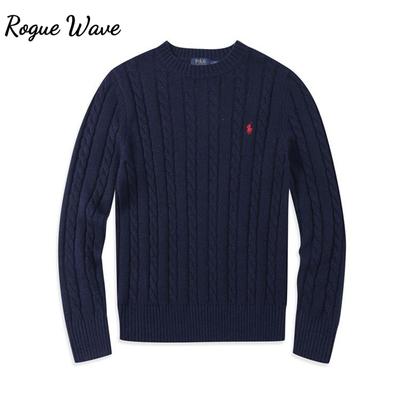Pulover cu gât rotund RogueWave Top la modă Pulover tricotat Pulover casual Îmbrăcăminte pentru bărbați Toamnă/iarnă