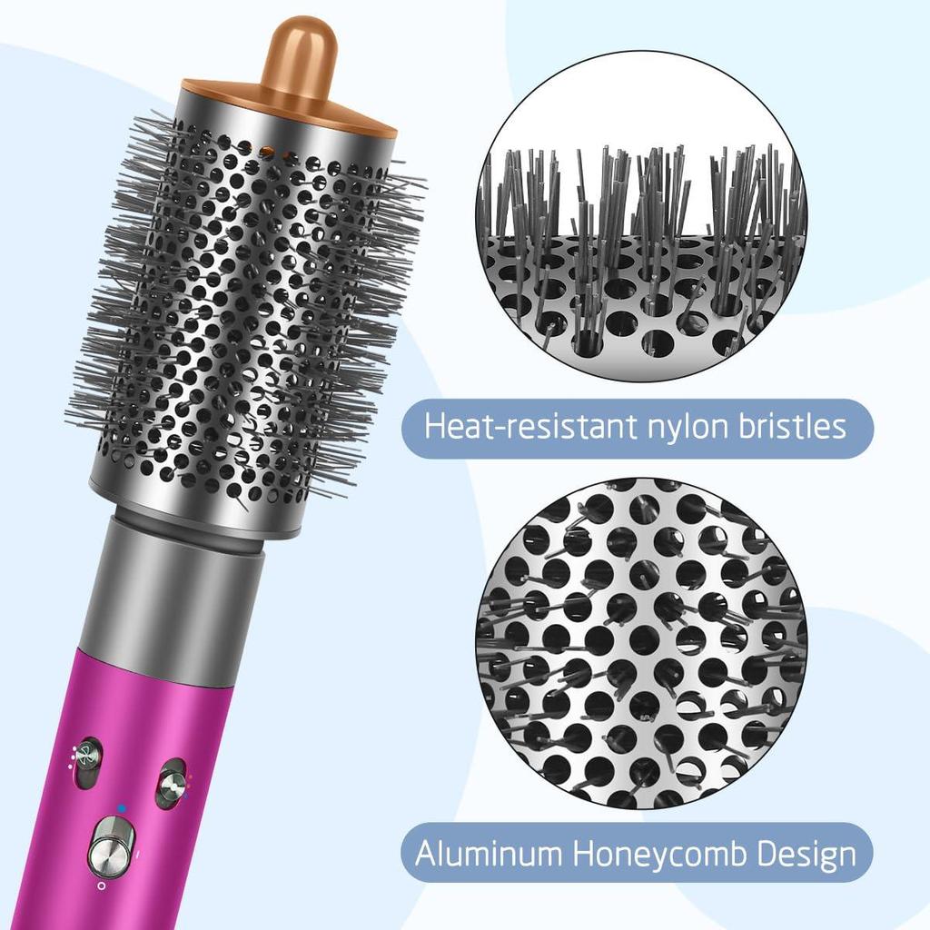 Large and Small Round Brush Set for Dyson Airwrap Curling Iron
