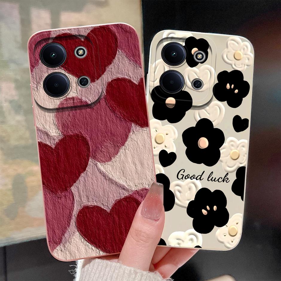 Case For Xiaomi Redmi 15C 14C 13C 12C Brilliant Flower Mountain Shockproof Protective Fashion Cover For Redmi15C Redmi14c Coque