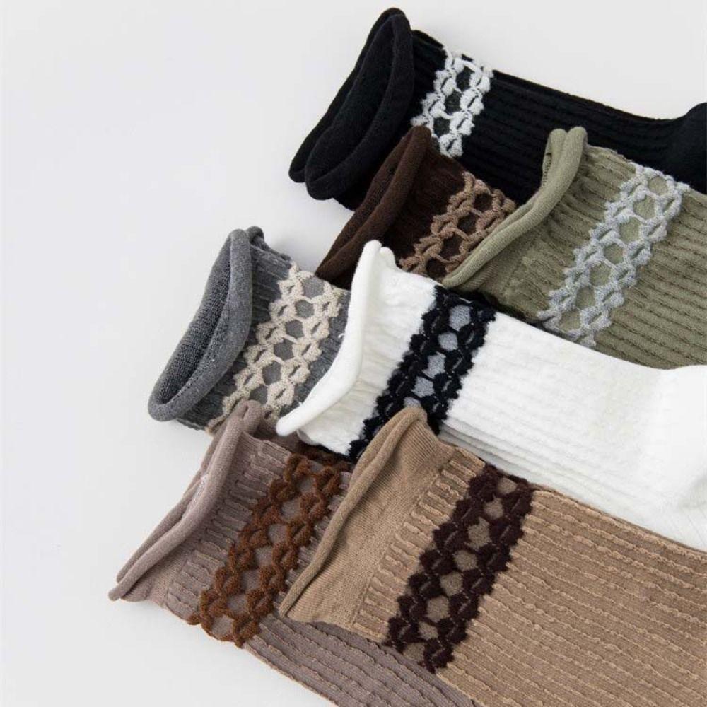 Cotton Yoga Socks Breathable Floor Socks Professional Mid Tube Socks  for Yoga Dance
