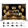 Happy Birthday Backdrop Banner Background Cloth Photo Props Party Decoration