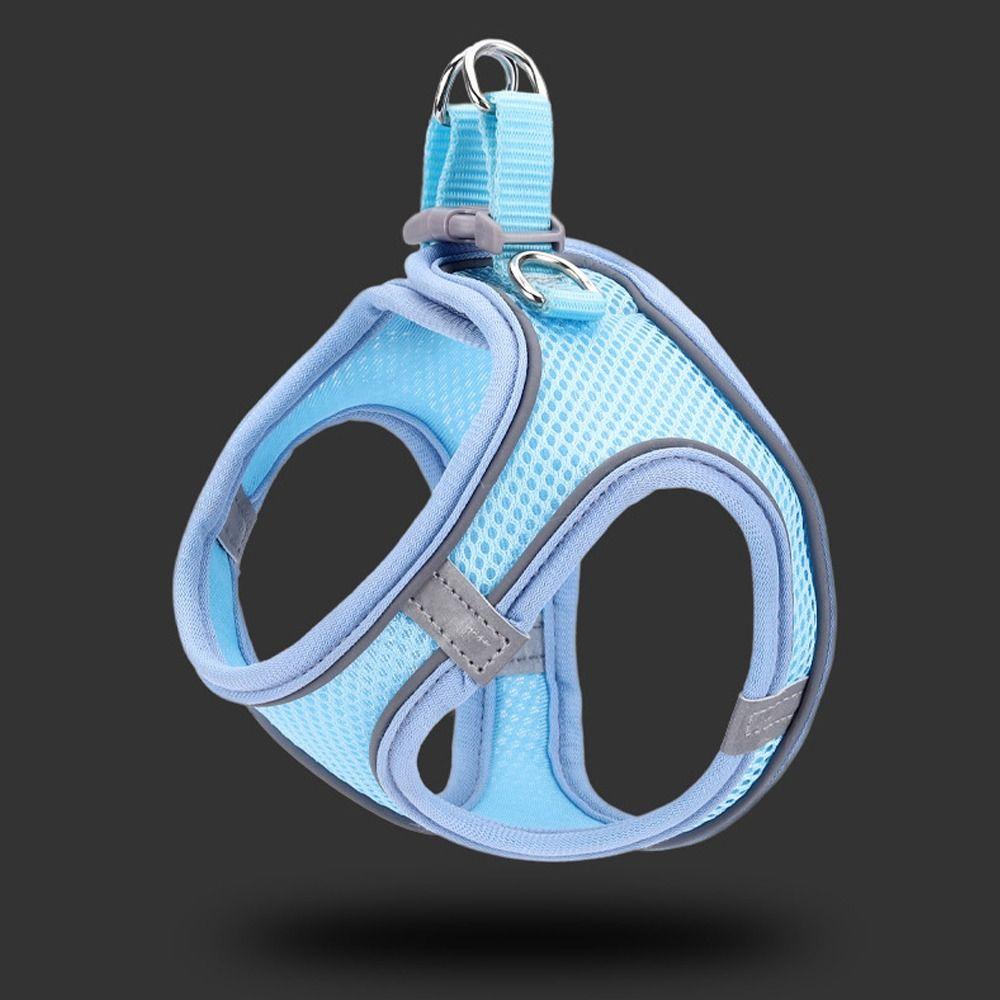 Adjustable Cat Harness Vest Reflective Pet Collar Harness Practical Dog Chest Strap  Pet Training