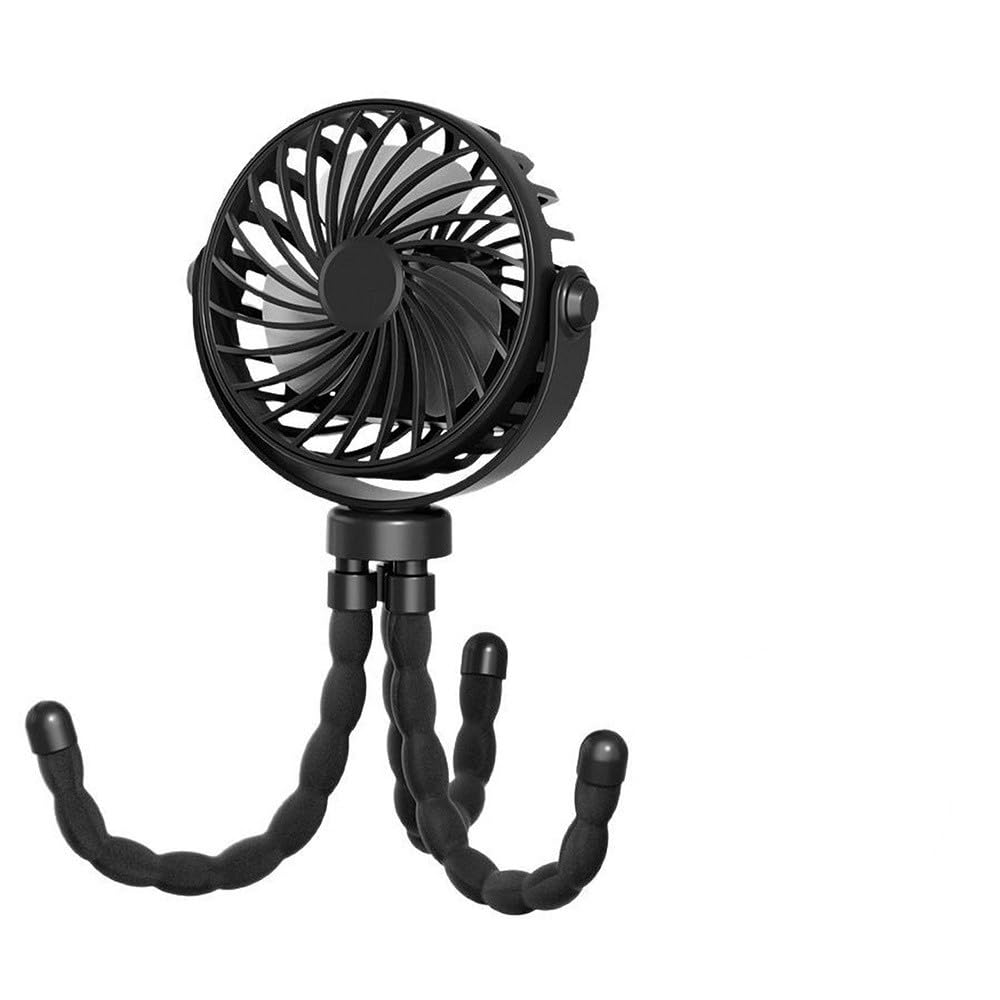 HappyPlast Rechargeable Mini USB Portable Perfect for or Handheld with 3 Wind Speed Angle and Lightweight and Ideal for Indoor and Outdoor This