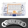 230Pieces Flat Washers Various  size Strong Set for DIY Projects and Repairs
