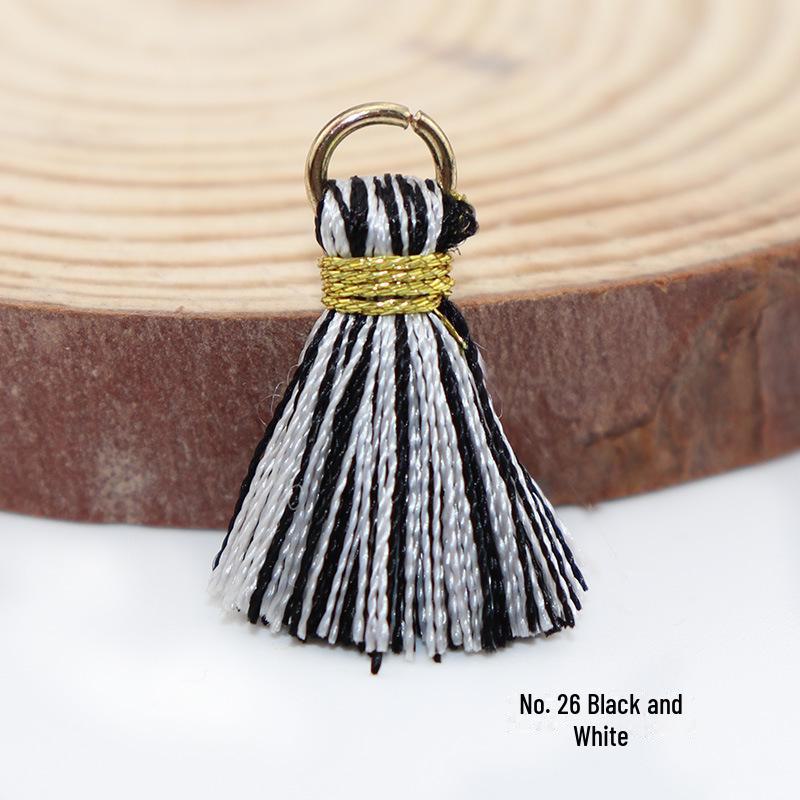 2 cm Mini Rayon Guldtråd Liten Tofs för DIY Handgjorda Projekt